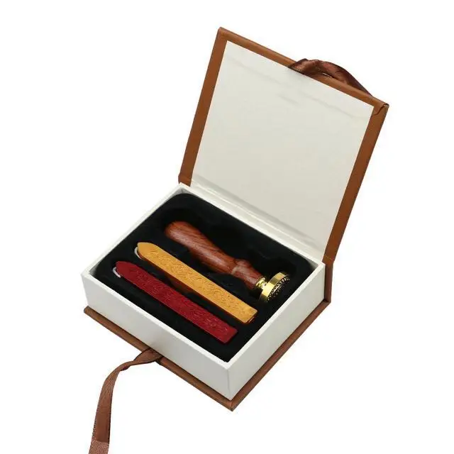 Custom Design Wax Seals Kit Wedding Stamp Set For Cards Envelopes Invitations
