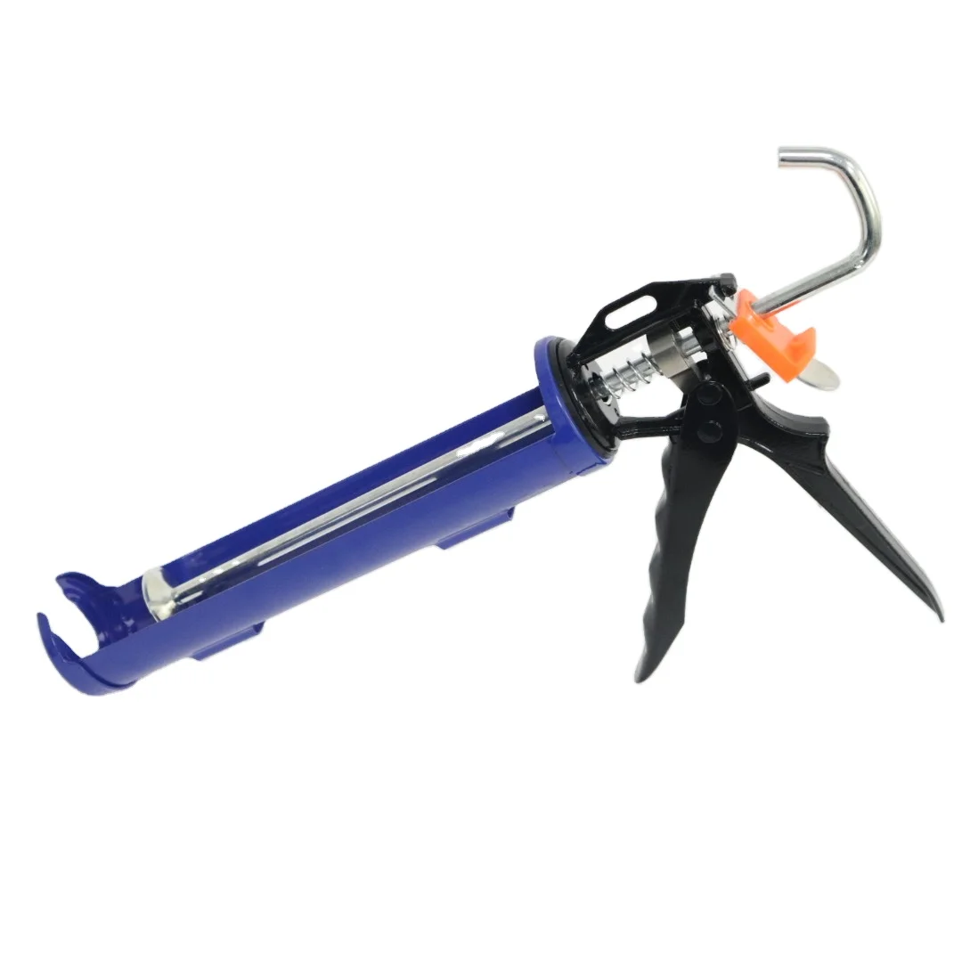 9 inch Aluminum 300ml Wholesale Anti-drip Sausage Sealant Use Caulking Gun building construction tools