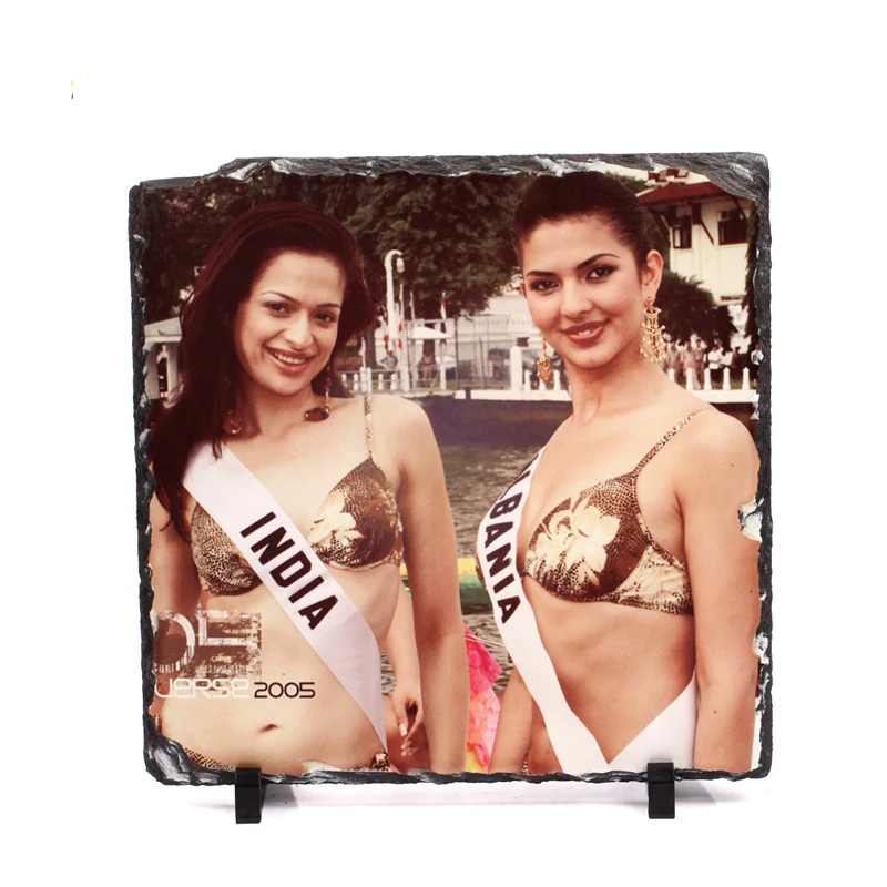 China wholesale custom blank sublimation rock slate photo (SH-31)