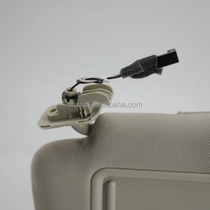 Gray Left Driver Side Sun Visor For Mazda CX-9 with Light and Mirror 2007-2015 TDY1-69-320