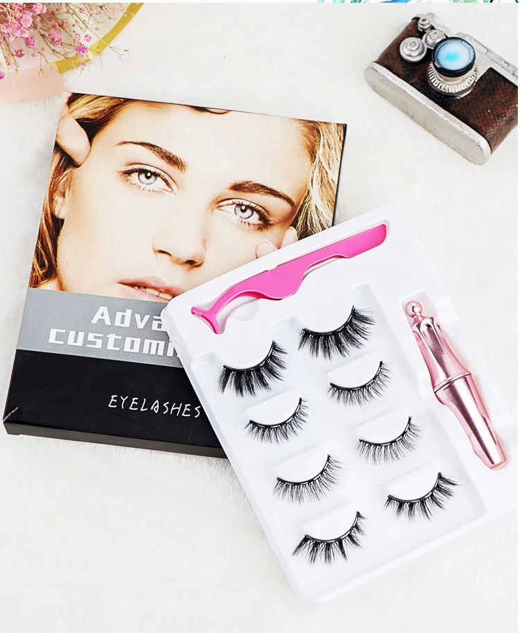 ME03 New Arrival Magnetic Lash Box Magnetic Eyeliner Easy Wear Eyeline Magnetic Eyelashes for Magnetic False Eyelashes Black SHN