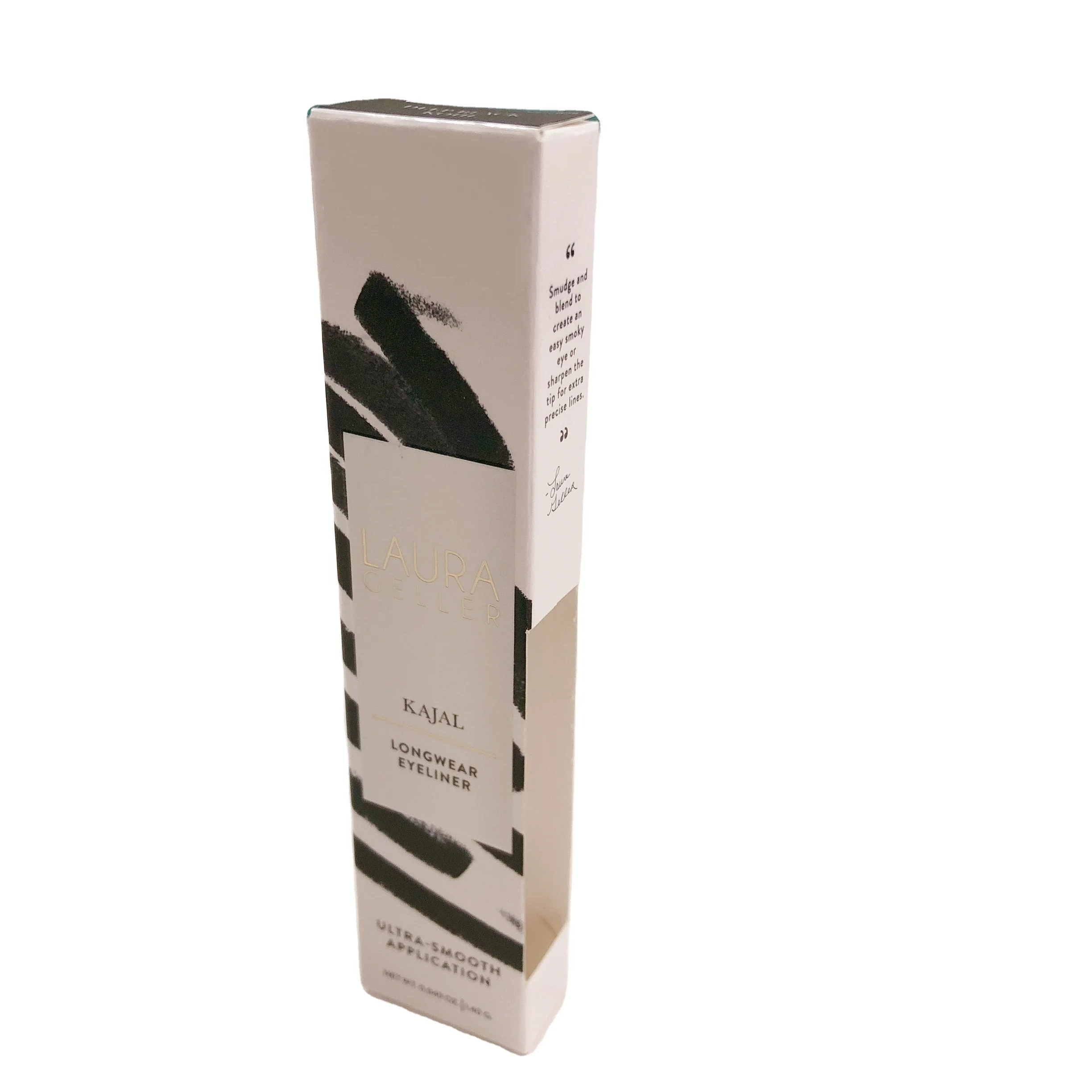 Маленькая косметическая бумажная упаковочная коробка для подводки для глаз для макияжа подводки