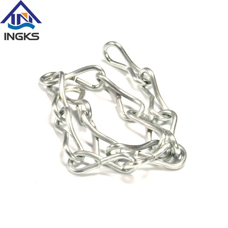 High Rigidity Variety Types Silver Rose Gold Colorful 65Mn Customized Bending Chains