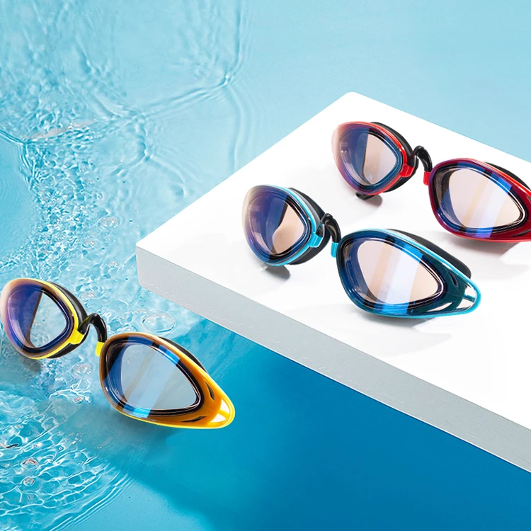 High quality new products uv protect pc lens swim glass swimming googles