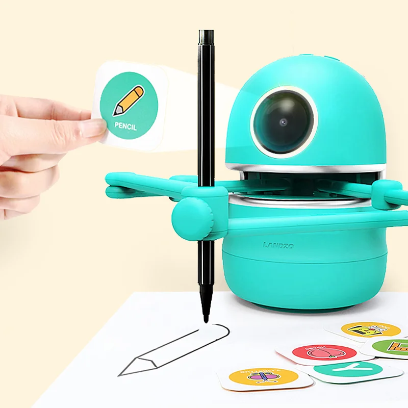 2021 Educational toys learning robot Quincy robot education Drawing robot for kids