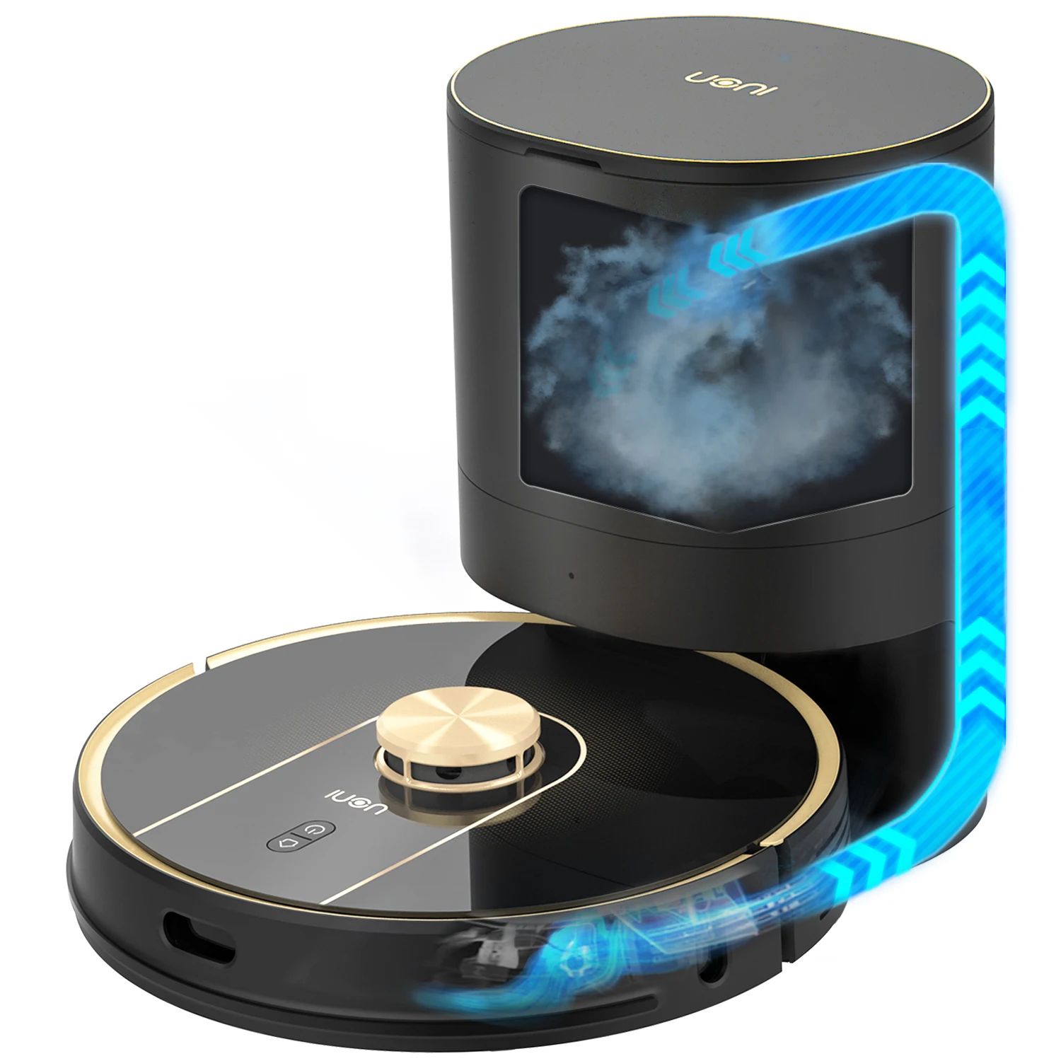 Uoni Vacuum Cleaner V980 Plus Robot Vacuum Cleaner Laser 5200 mAh Price Vacuum Cleaner Water Filter Vacuum Cleaner