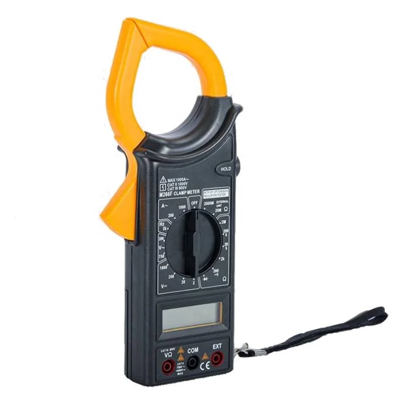 2000 counts  ac digital clamp meter M266F with frequency at wholesale price same as mastech M266F