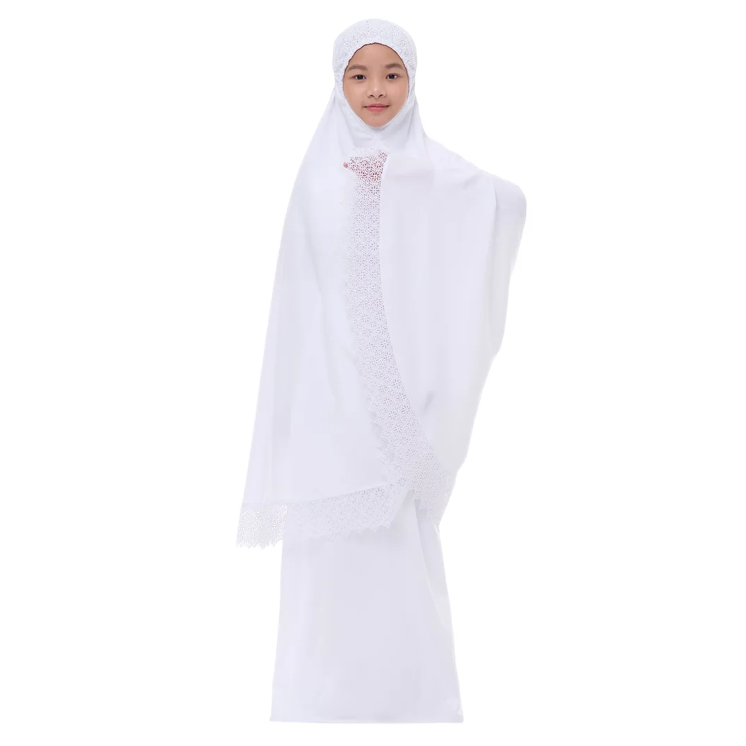 SIPO Ramadan Islam Women Borong Singapore Prayer Indonesia silk Muslim Embroidery Malaysia Lace Murah Kids Telekung
