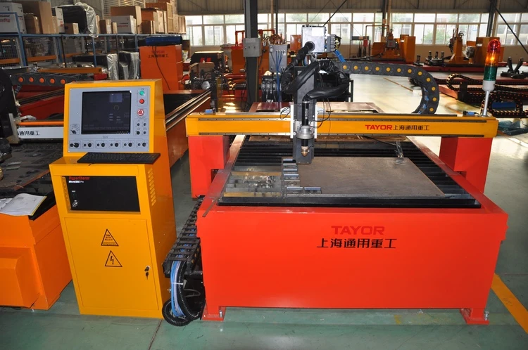 High definition table type iron cutting machine plasma for heavy industry