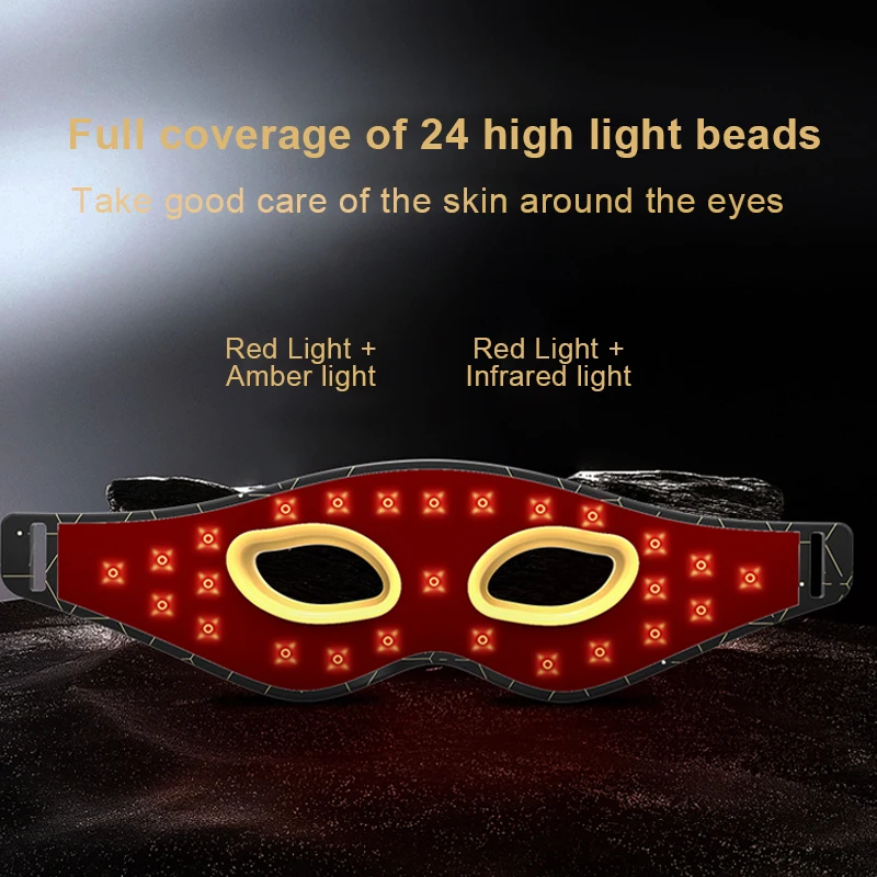 Micro-Current 3D LED Infrared Red Light Therapy Device  for Eye