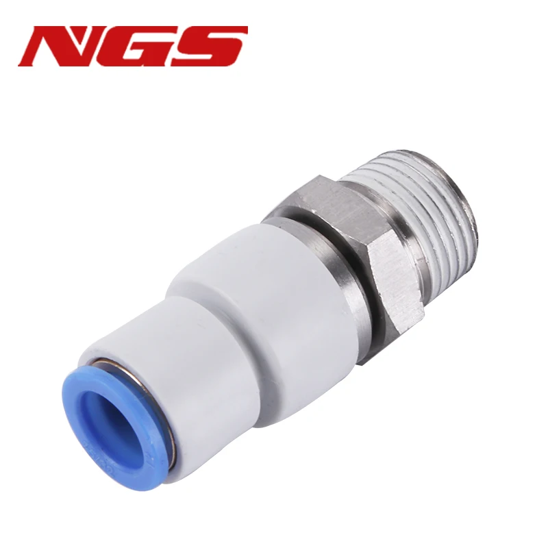 Khd пневматический высокоскоростной роторный одним нажатием кнопки поворотный воздушный Вращательный соединитель прямо KSH06-01S 1/8 локоть KSL 08-02S 12-04S