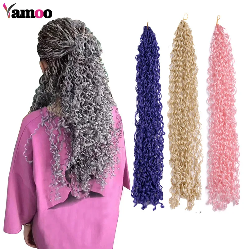 
 Dee Yeal Плетеные Кружева синтетические волосы парики косы афро кроше парики xдавление косы  