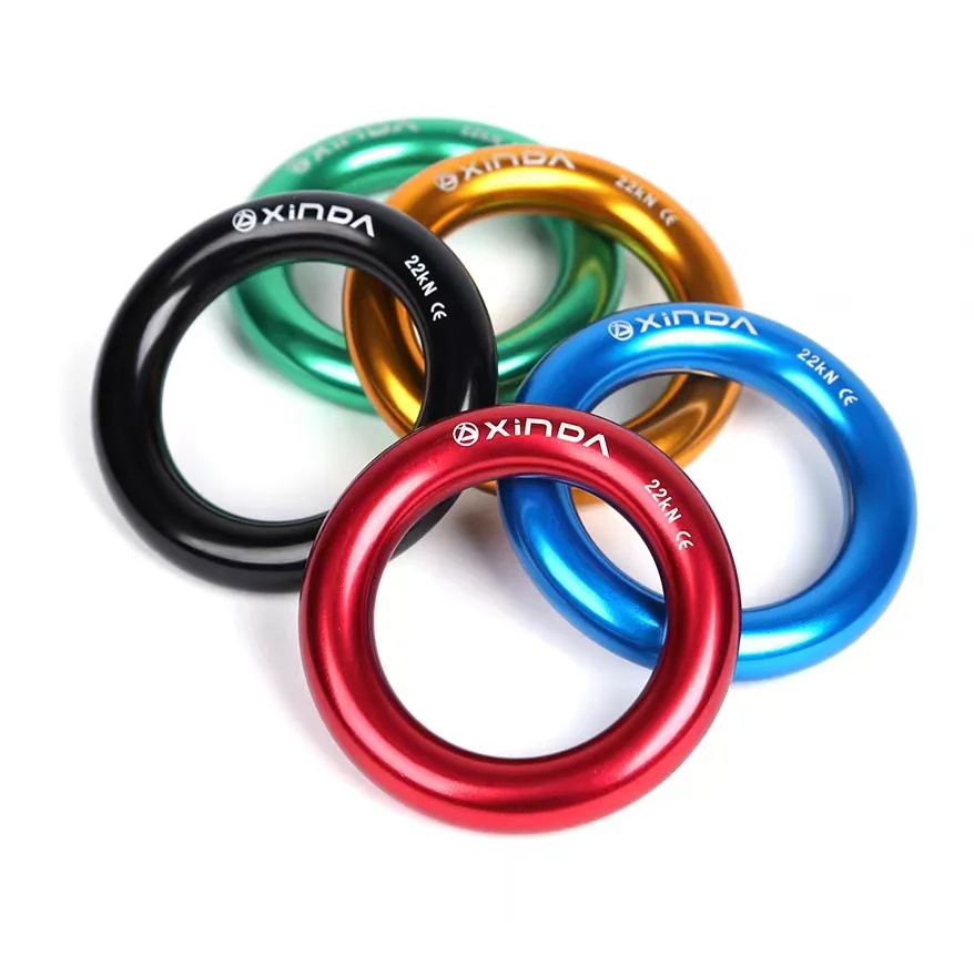 Custom 304 316 Stainless Steel Mountaineering D-buckle 7075 Aluminium 25KN 30KN D-buckle