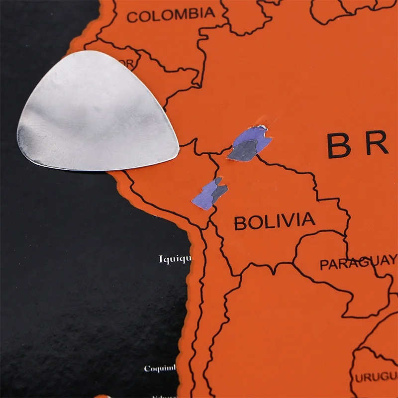 
Customize scratch off map rose gold deluxe edition easy scratch 