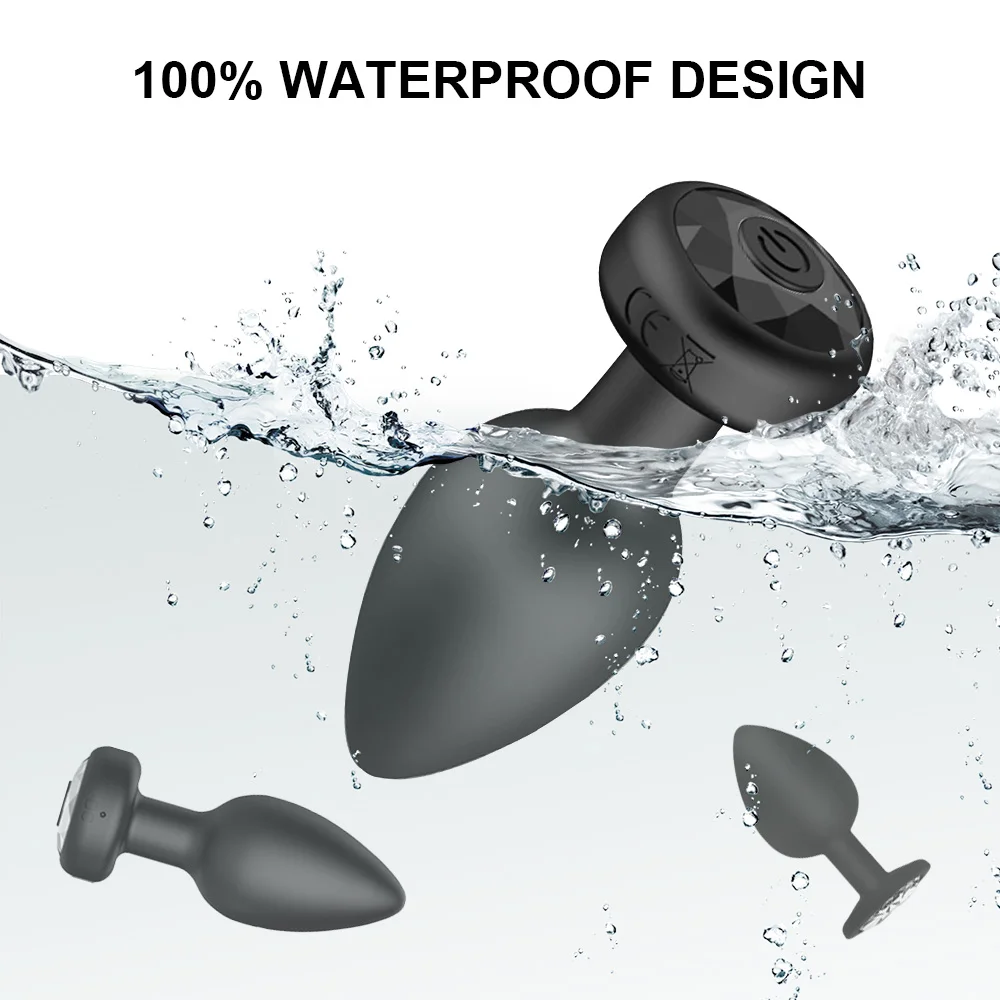 10% Discount Remote Control 10 Frequency Vibration Prostate Massager Silicone Anal Plug Sex Toys Vibrator Butt Plug Training Kit