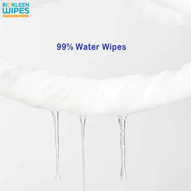 Biokleen OEM Chemical free 99.9 purified baby facial wipes Toallitas Humedas 60pcs Toallitas Humedas Para Bebe Totitos