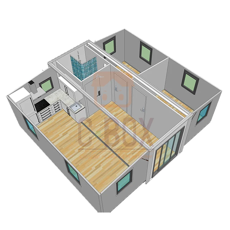 Cheap 20 40 Ft Luxury Modular House  Other Construction & Real Estate Homes Expandable Prefab-Houses-China In Indonesia