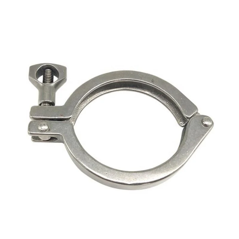 
19-38mm x OD 50.5mm Sanitary Pipe Fitting 304 Stainless Steel Tri Clamp Clover Ferrule Homebrew Beer Moonshine Distillation 