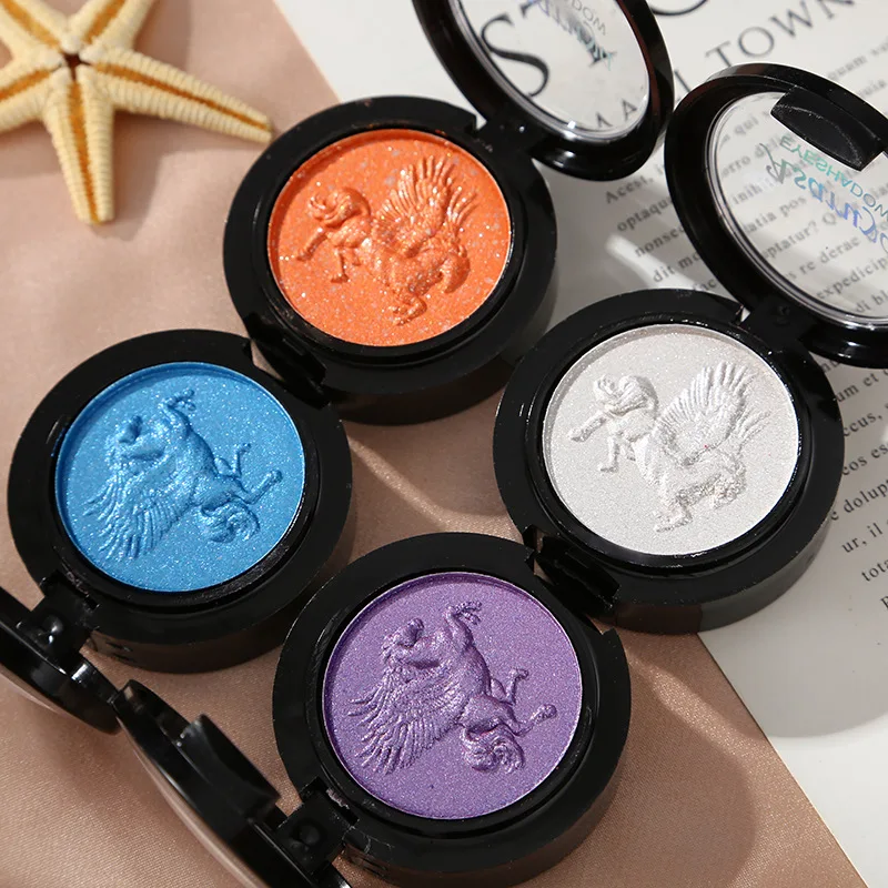 New monochrome spirit eye Pegasus eyeshadow color pearlescent brightening fine flash repair eyeshadow palette