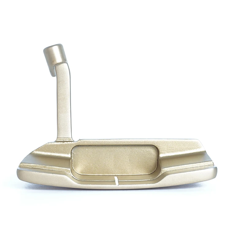 Wholesale High performance Gold Cnc Mill Mallet Golf Club Long Putter Head