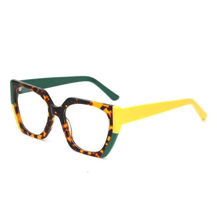 Женские дизайнерские очки AWT008 Уникальные Модные Цветные ацетатные ручной работы оправы для очков