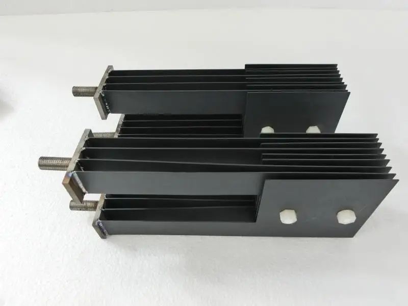 Competitive price TA1 black MMO coating titanium plate anode for hho generator