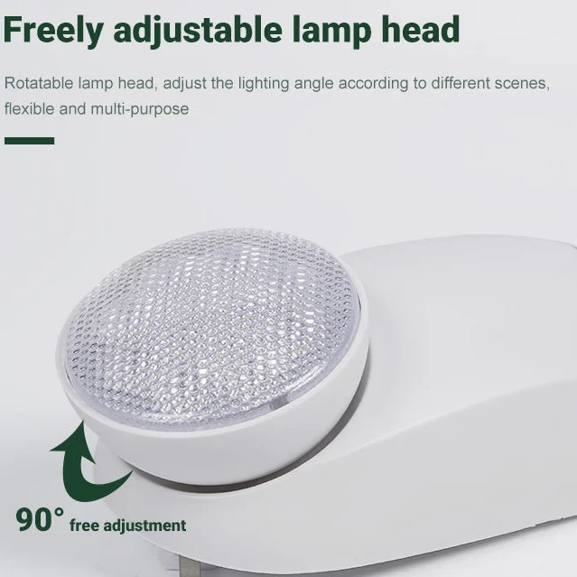 Well sold backup rechargeable wall mounted emergency lights, fire exit emergency lights