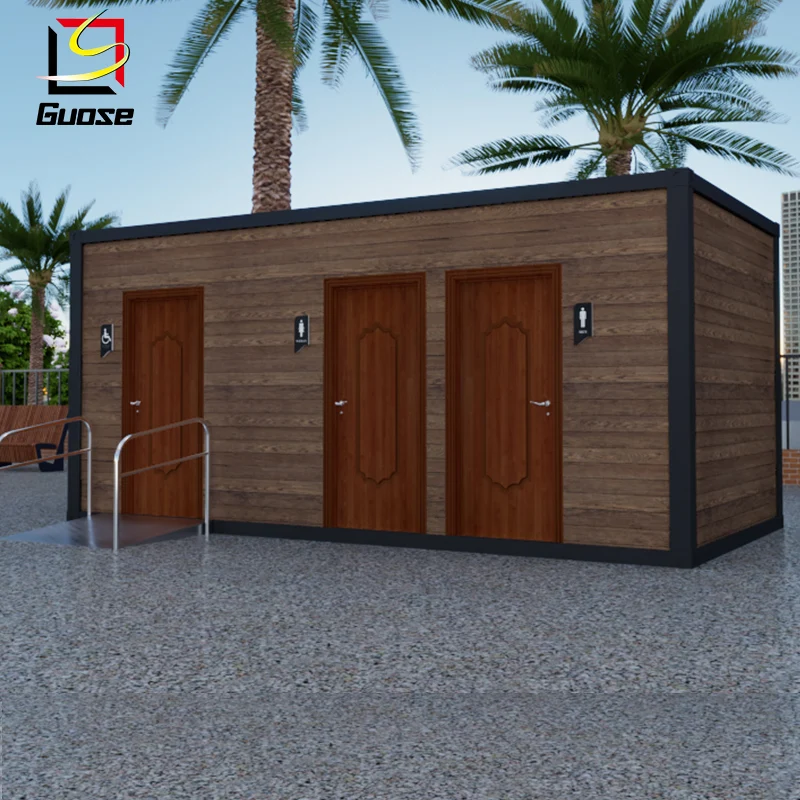 Hot sale 20ft cheap price mobile toilet factory price container toilet