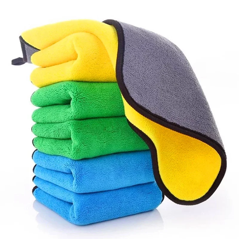High Quality 40x40cm 400gsm Cleaning Towel Car Wash Cloth Microfiber