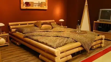 
Chinese style bamboo bed factory wholesale 