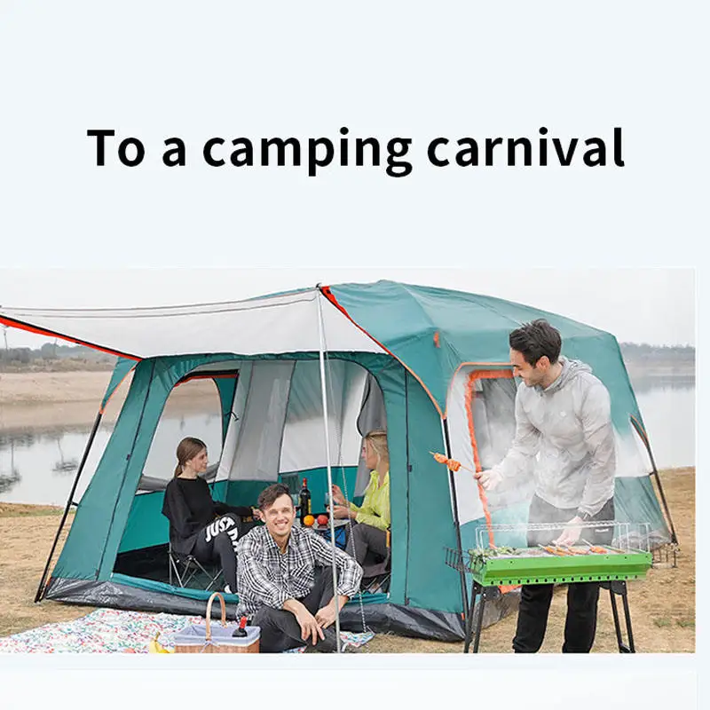 2025 New Family Waterproof Big Tent Tents Camping Outdoor for Events Hiking Picnic