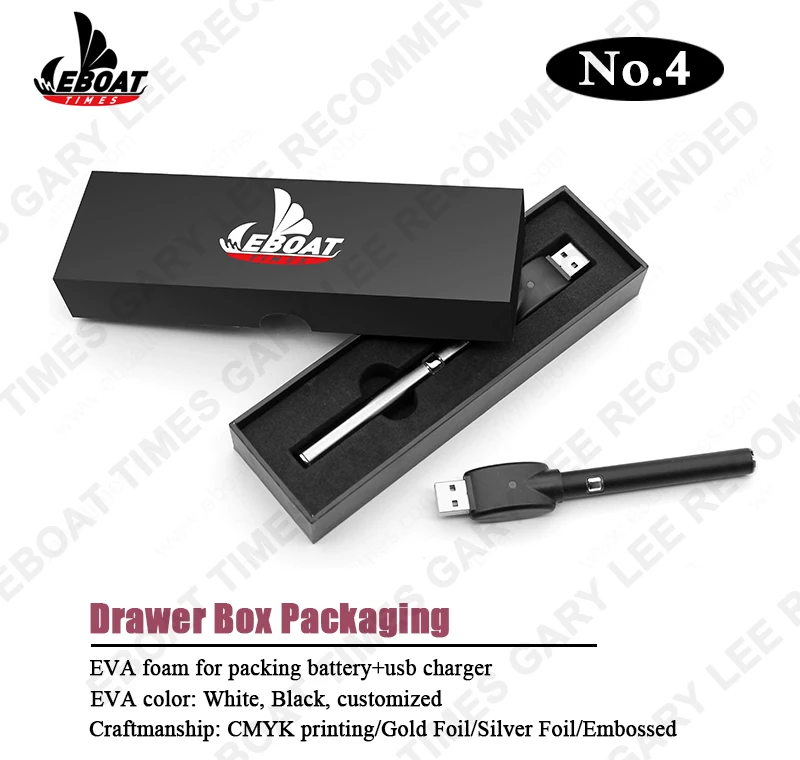 Eboattimes wholesale dual charging port variable voltage 510 thread vaporizer pen battery
