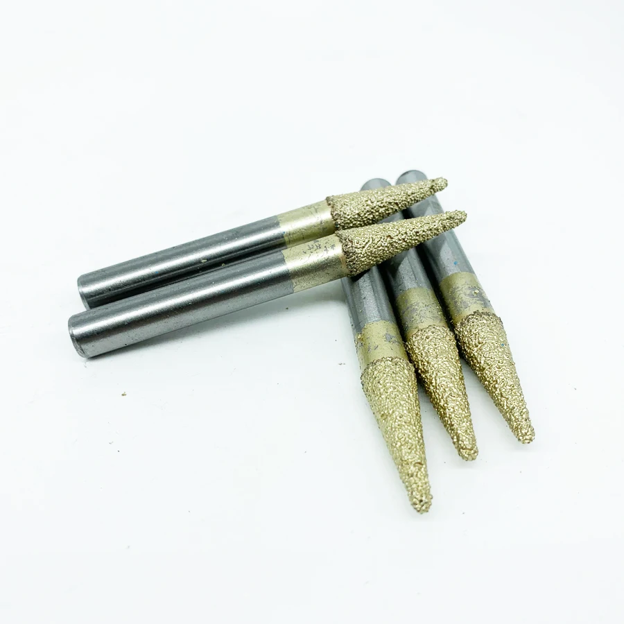 Baixin 6mm CNC Diamond Tool Tin Coated End Mill Engraving Router Bit Customized OEM & ODM Support