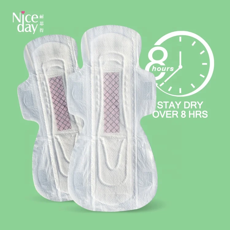 Длительный срок службы свежие отрицательные ионы ультрасухая гигиеническая прокладка 330 мм