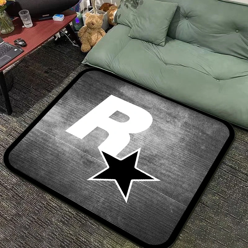 GTA gradient color carpet fashion brand living room full carpet sofa coffee table mat gaming room decoration blanket