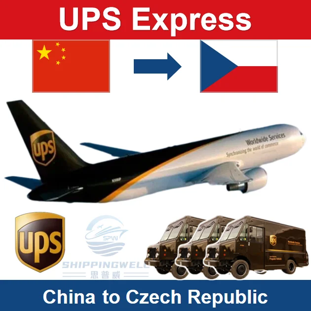 Low Shipping Rates by UPS Express From China to Czech Republic Freight Forwarder Shipping Forwarder with Door to Door Service