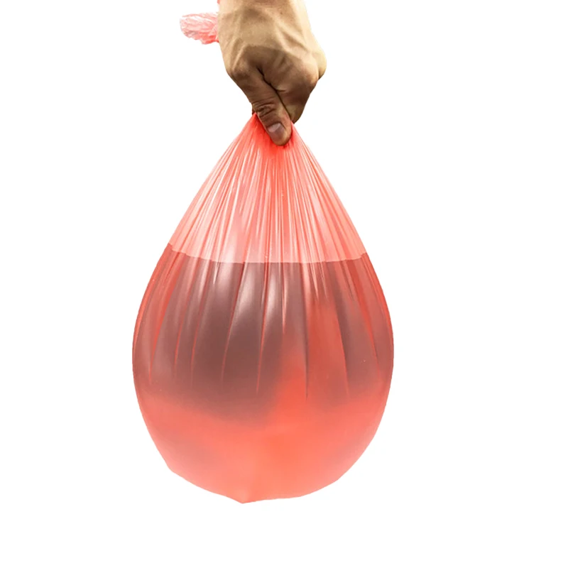 Factory Supply 50x60 Thickened Biodegradable Classification Garbage Bag Flat Mouth Trash Bag