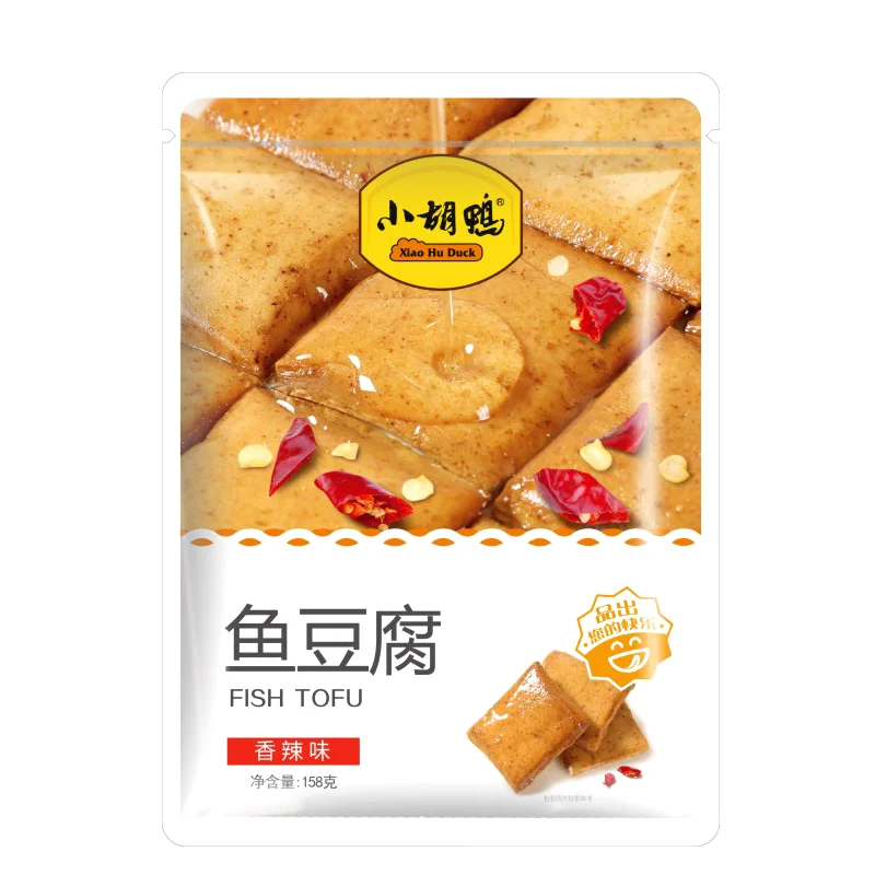 158g per bag Delicious Snack Barbecued Fish Tofu Snack Chinese Snacks