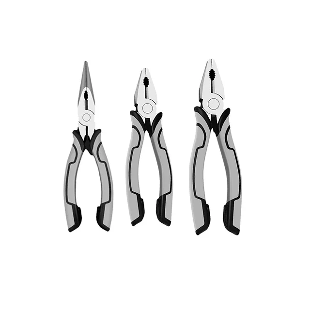 Factory pliers gray white chrome vanadium steel multi-function wire cutters