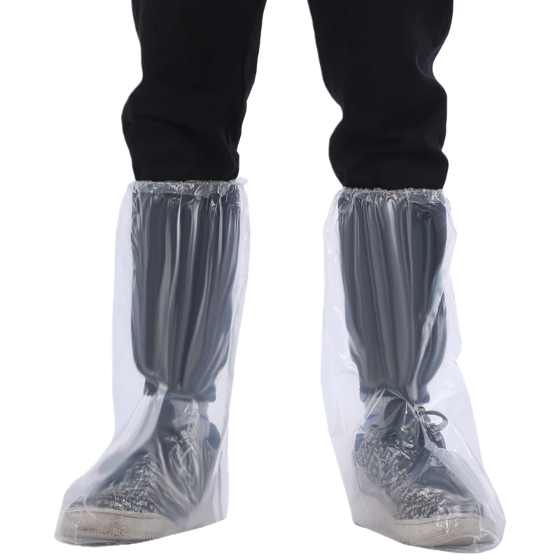 Plastic Non Woven pe Disposable Sterile Long rain boots  Covers made in China