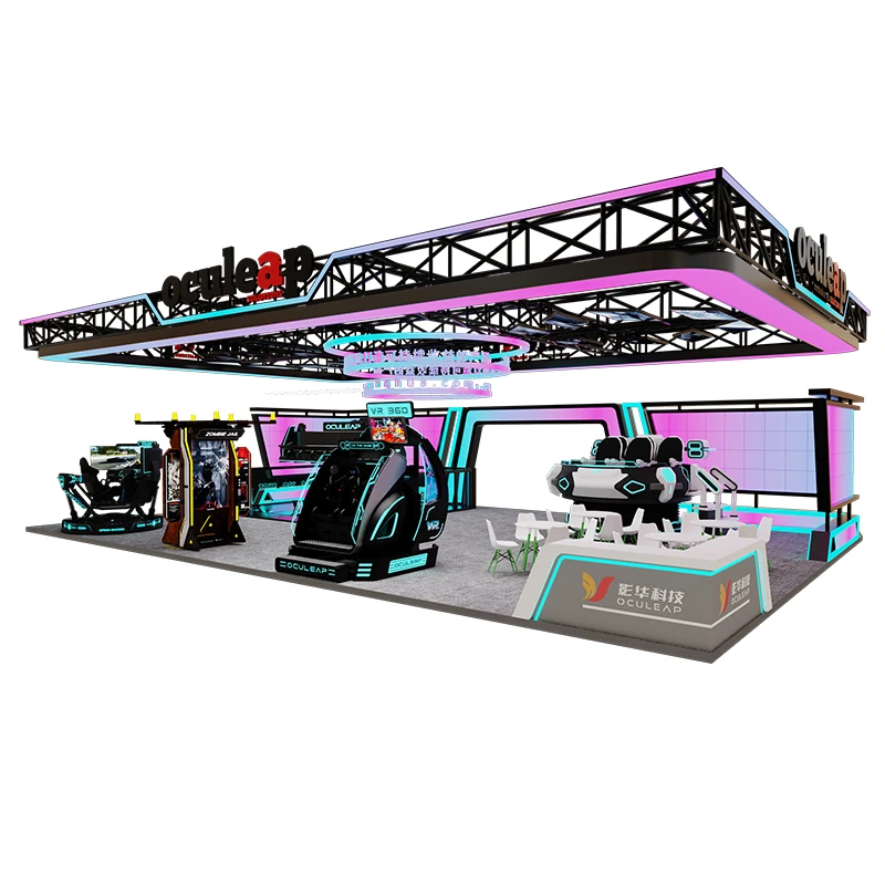 Oculeap VR Racing Simulator 2025 New VR Arcade Games 6 DOF Speed Racing Car With 3 Screen Driving Simulator VR Game Machine