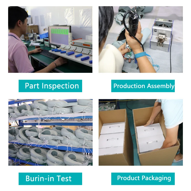 U Neck Massager Cervical Vertebra Massager Neck Shoulder Kneading Massage Pillow Trapezius Neck Hot Compress Gift