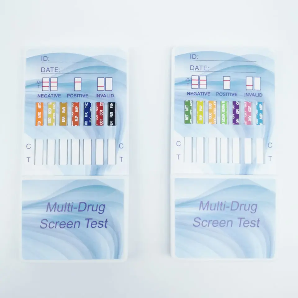 High quality rapid test device doa strips, met apm fyl thc drug of abuse test strip