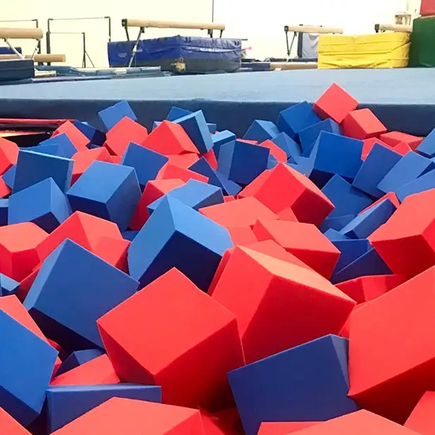 Wholesale Foam Material Amusement Park Soft Trampoline Sponge Blocks Foam Pool Sponge Pit Cubes for Children