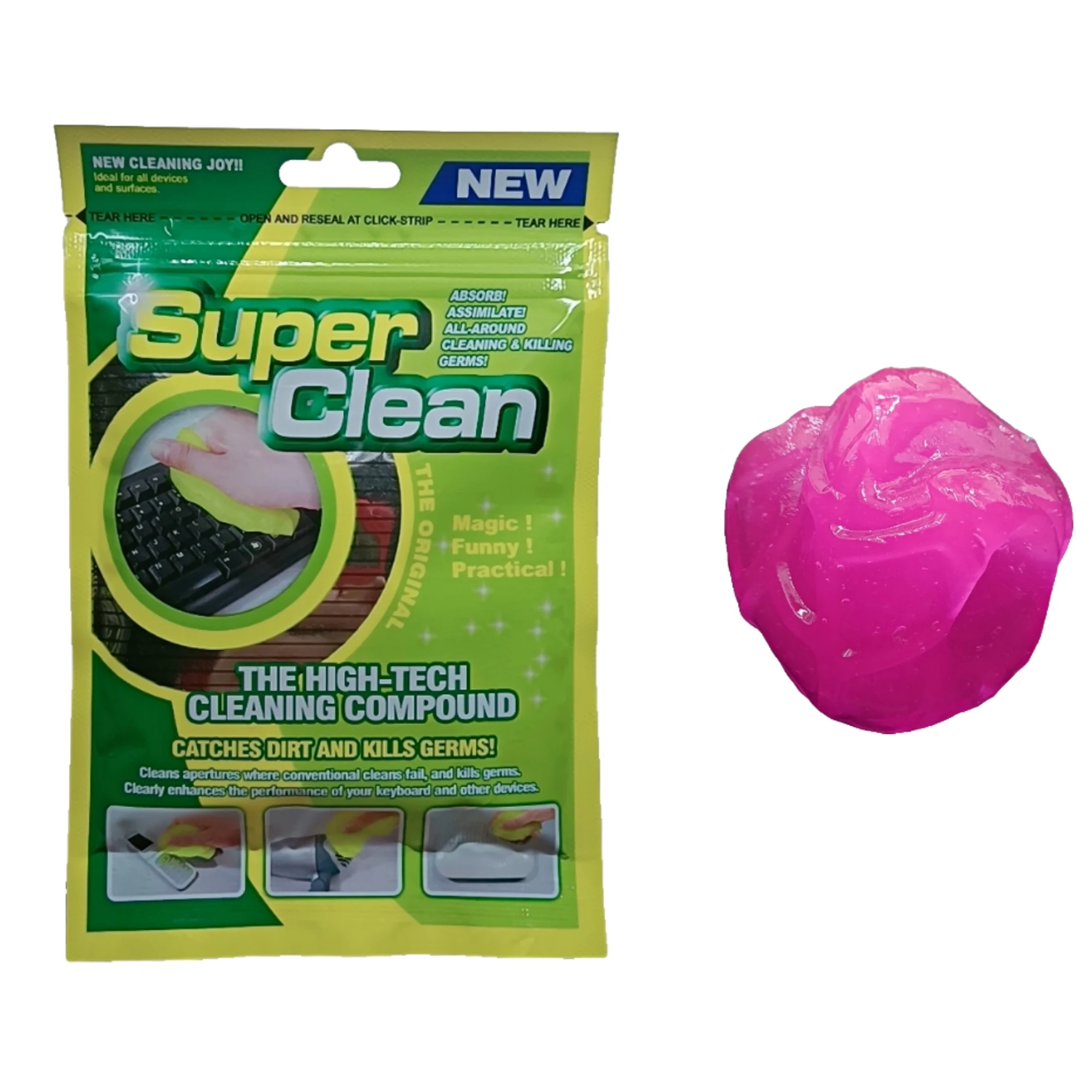 GAPIAR hot sell Wholesale Pack cleaner slime gel car dust remover gel gel cleaner for car 80g 160g
