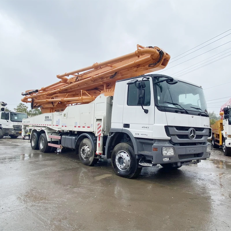 Used CONCRETE PUMPS CIFA 50m 52m ACTROS 4141 Chassis Refurbished Concrete pump truck for sale