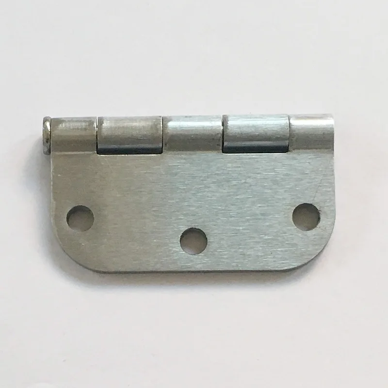 American-style hinge 3-inch brushed chrome flat hinge factory direct supply door and window hardware rounded iron loose leaf