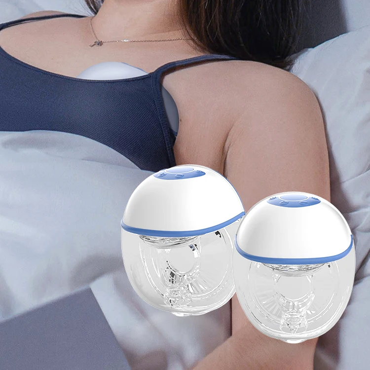 New design portable silicone smart silicone hospital grade electronic Lying Suction Breast Pump