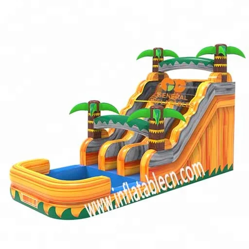 Commercial inflatable 17 feet water slide for sale