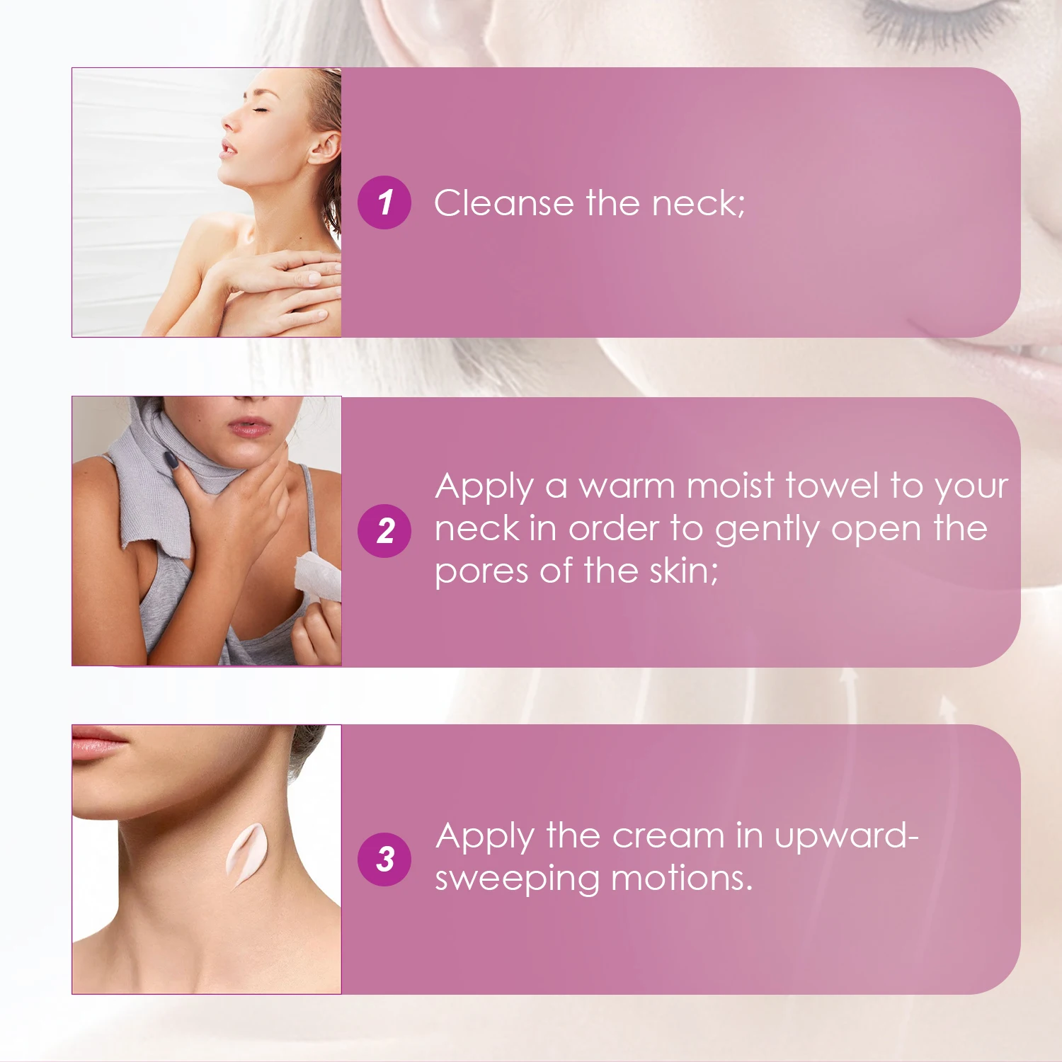 Best Sale Natural Neck Antiwrinkle Cream Private Label Anti Aging Firminig Whitening Neck Cream